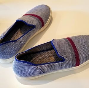 Discontinued Rare Rothy's Reflective Sneaker Blue